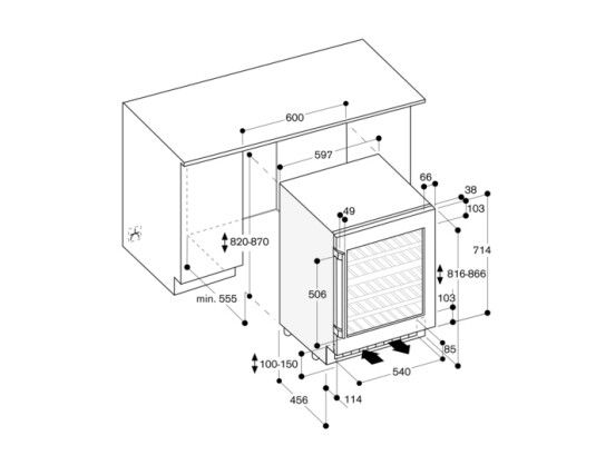 Gaggenau wijnkast vrijstaand RW404264 afbeelding 4