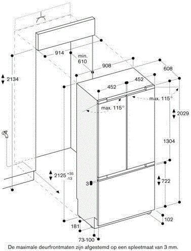 Gaggenau koelkast inbouw RY492305 afbeelding 4