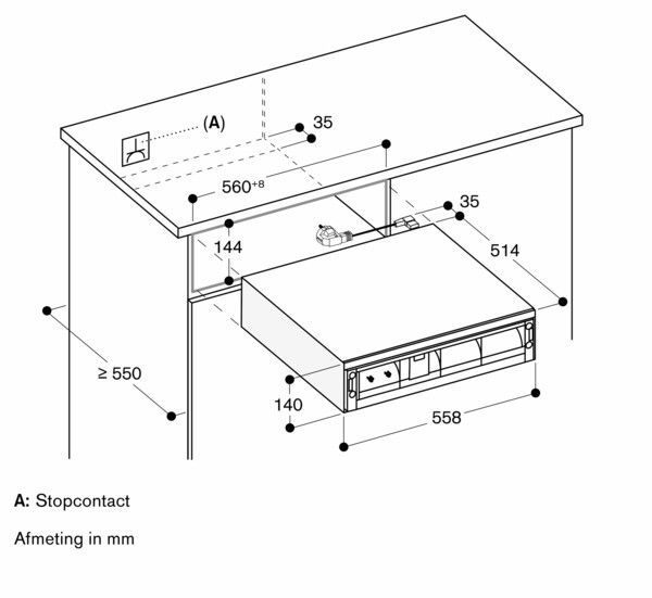 Gaggenau warmhoudlade WS061102 afbeelding 3