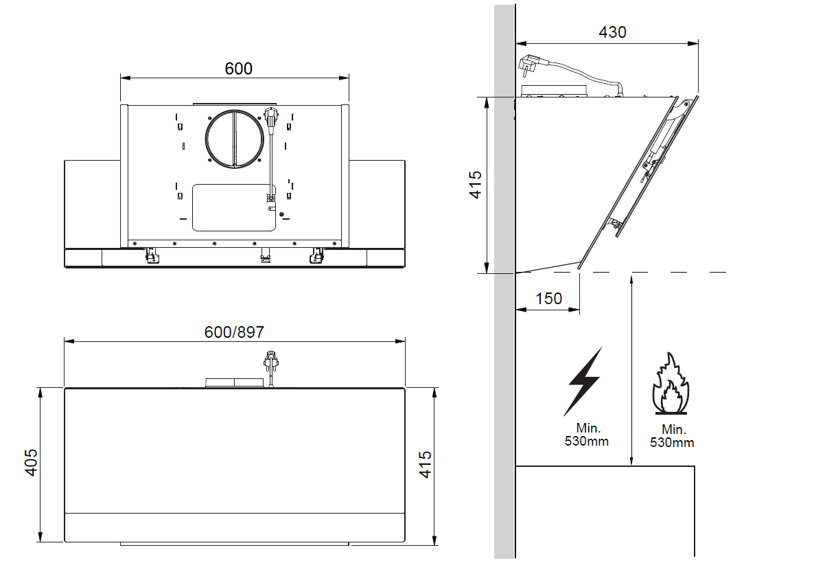 Hananto afzuigkap  HIAH9030 afbeelding 4