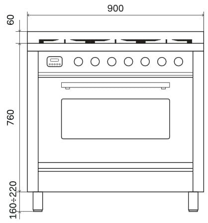 ILVE LBI095WSCM3/MGD