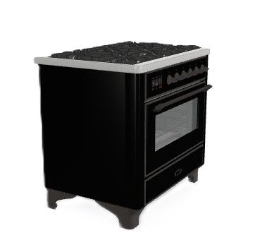 ILVE fornuis M096DNE3/BKB afbeelding 3