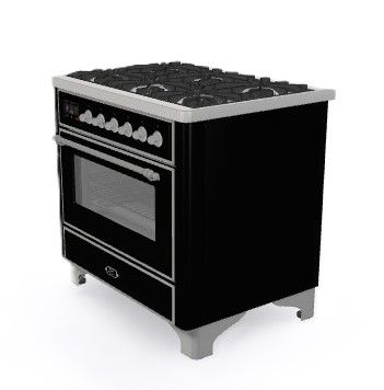 ILVE fornuis  M096DNE3/BKC afbeelding 4