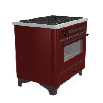 ILVE fornuis M096DNE3/BUB afbeelding 3