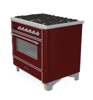 ILVE fornuis  M096DNE3/BUC afbeelding 4