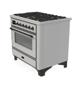 ILVE fornuis  M096DNE3/SSB afbeelding 4