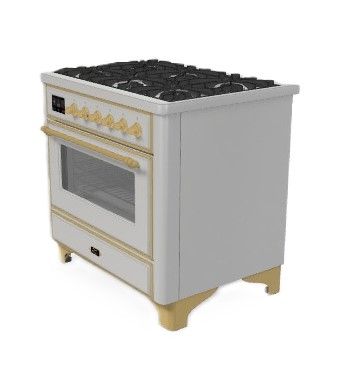 ILVE fornuis  M096DNE3/SSG afbeelding 4