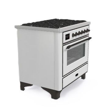 ILVE fornuis M096DNE3/WHB afbeelding 3