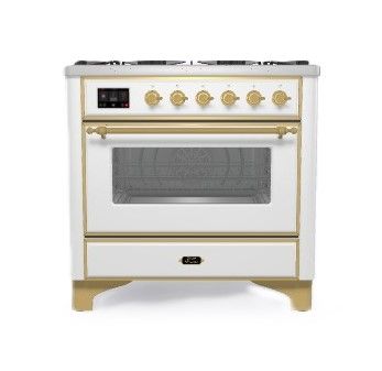 ILVE fornuis  M096DNE3/WHG afbeelding 4