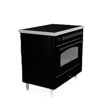 ILVE fornuis PI096NE3/BKB afbeelding 3