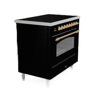 ILVE fornuis PI096NE3/BKG afbeelding 3