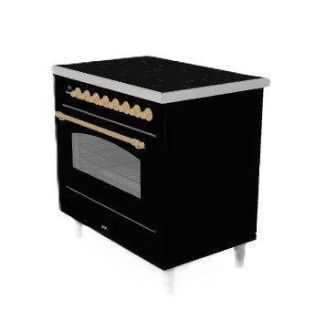 ILVE fornuis  PI096NE3/BKG afbeelding 4