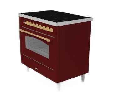 ILVE fornuis  PI096NE3/BUG afbeelding 4