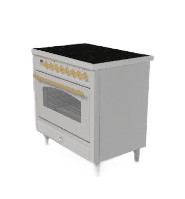 ILVE fornuis  PI096NE3/SSG afbeelding 4