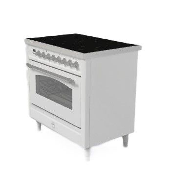 ILVE fornuis  PI096NE3/WHC afbeelding 4