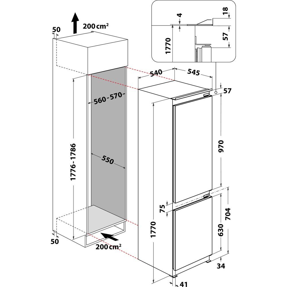 BI18A2D/I van Indesit afbeelding 5