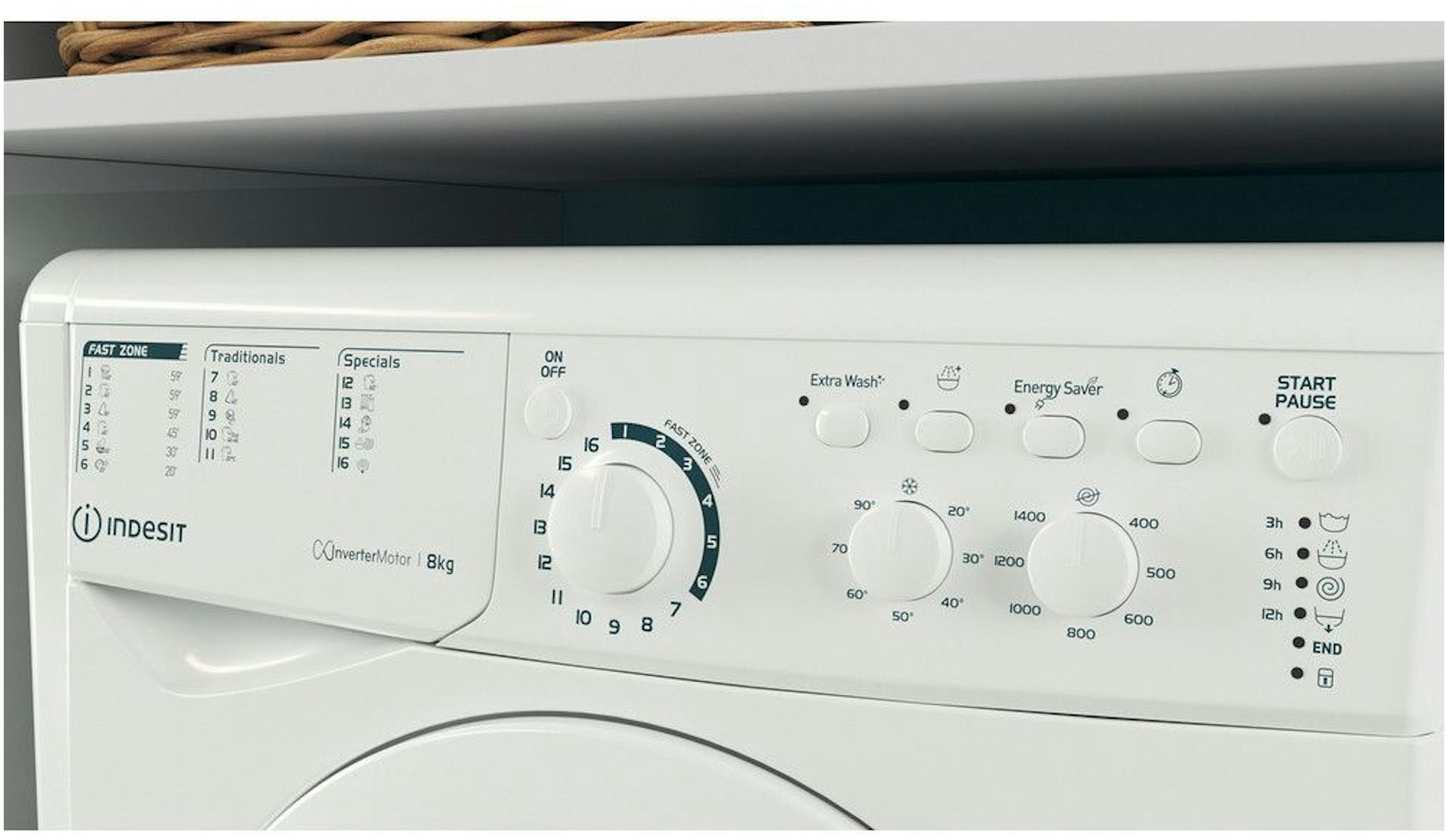 Indesit EWC81483WEUN  wasmachine afbeelding 6