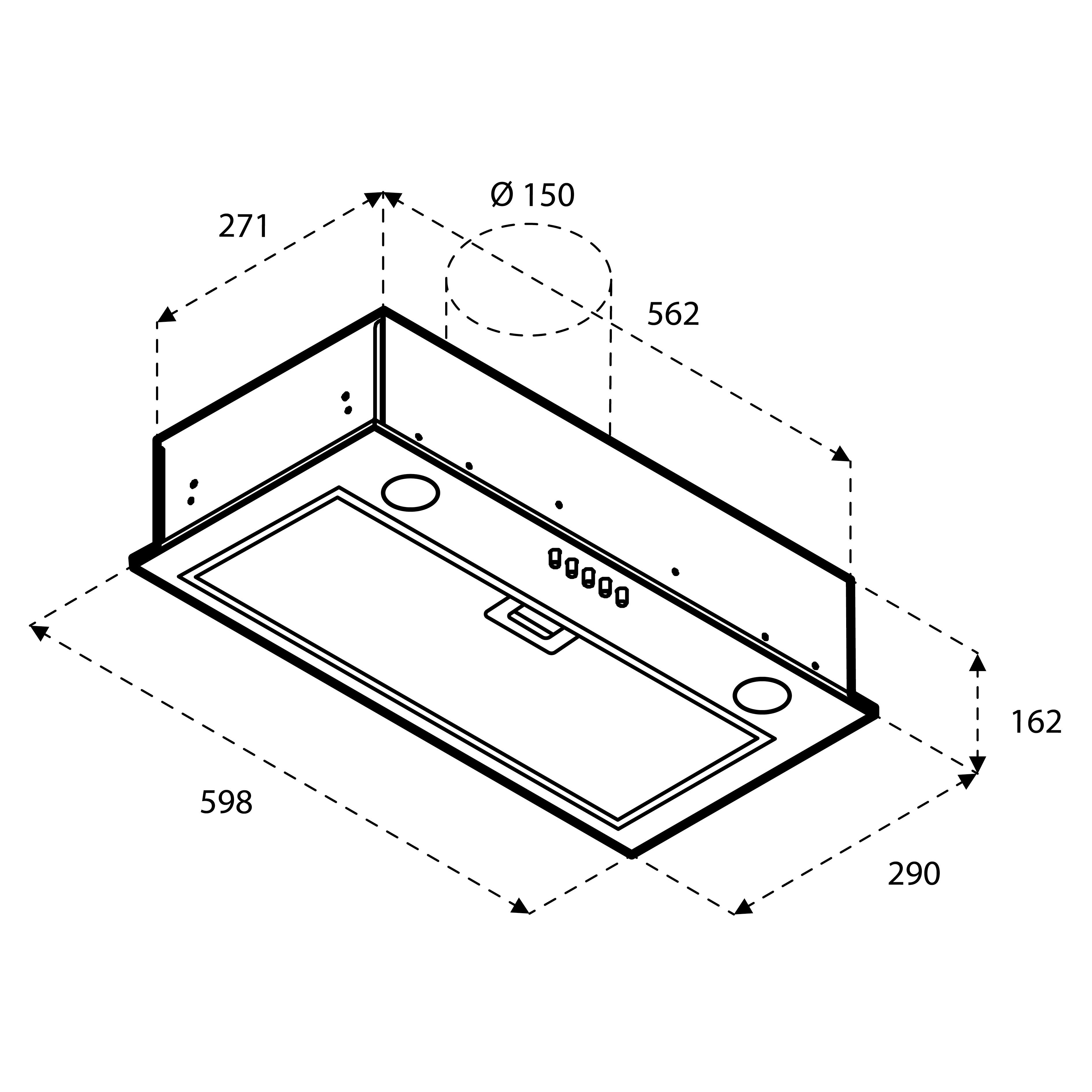 Inventum AKI6005ZWA  afzuigkap afbeelding 5