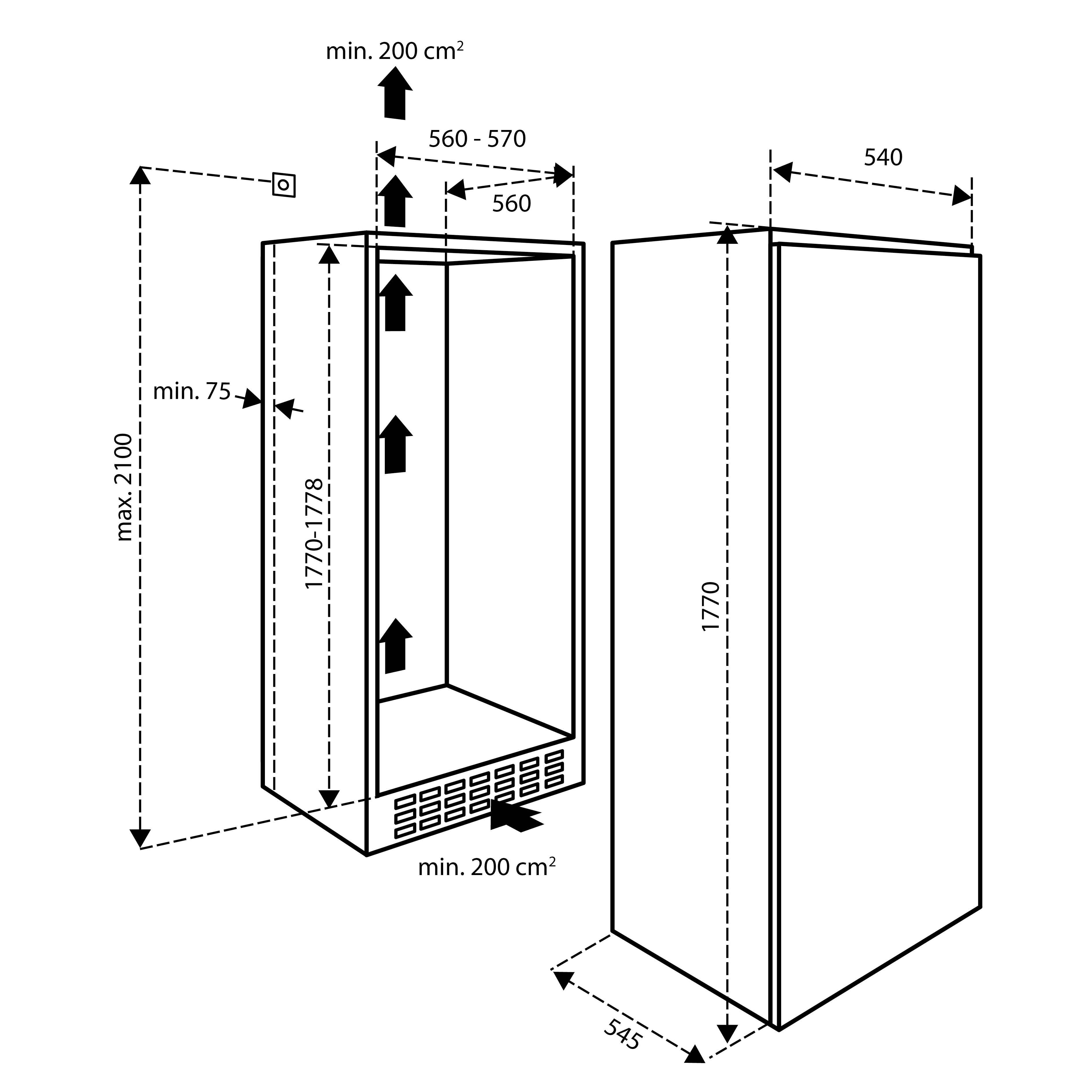 Inventum koelkast IKK1785S afbeelding 3
