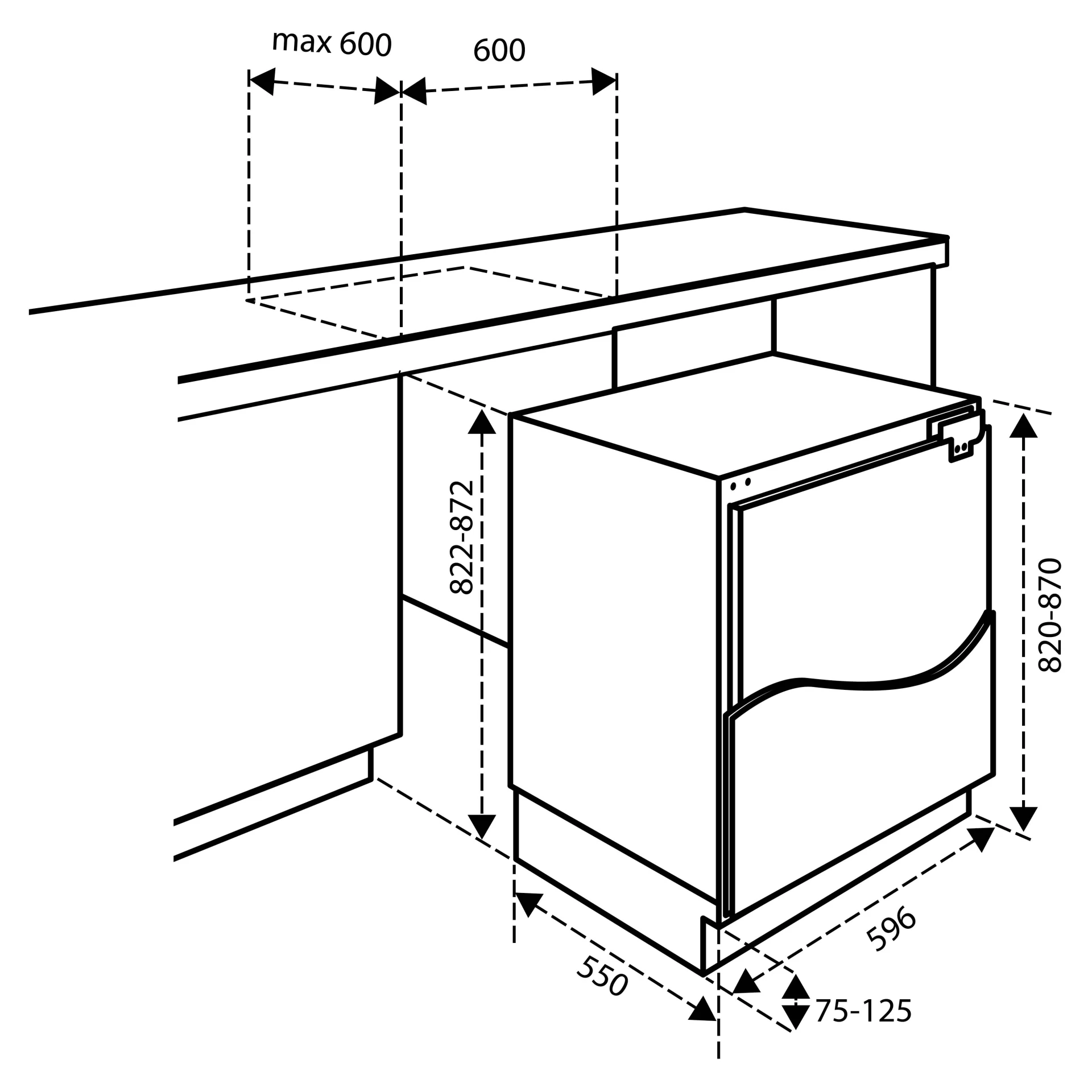 Inventum koelkast inbouw IKV0822D afbeelding 4