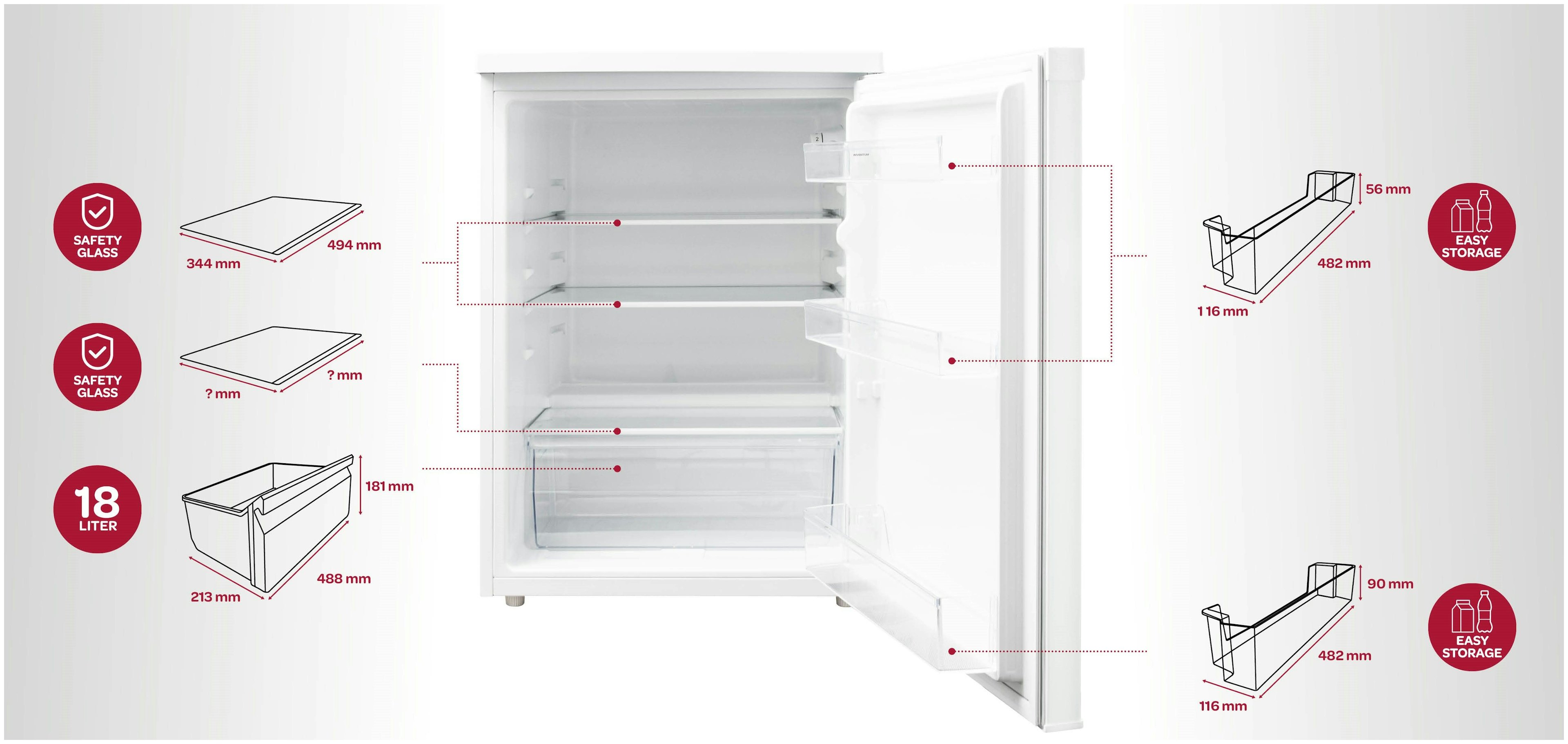 Inventum KK600 vrijstaand koelkast afbeelding 6