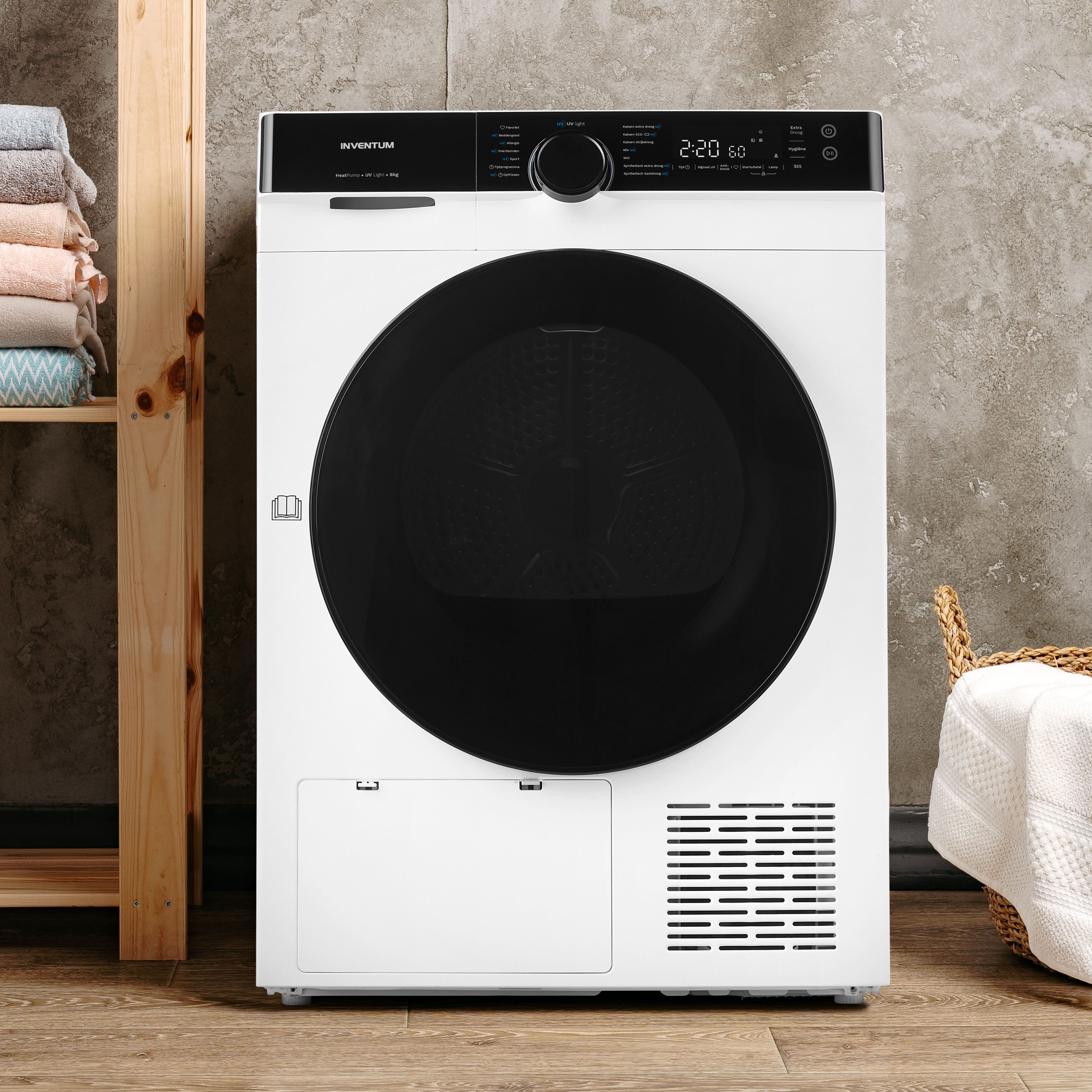 Inventum wasdroger  VDW8030W afbeelding 4