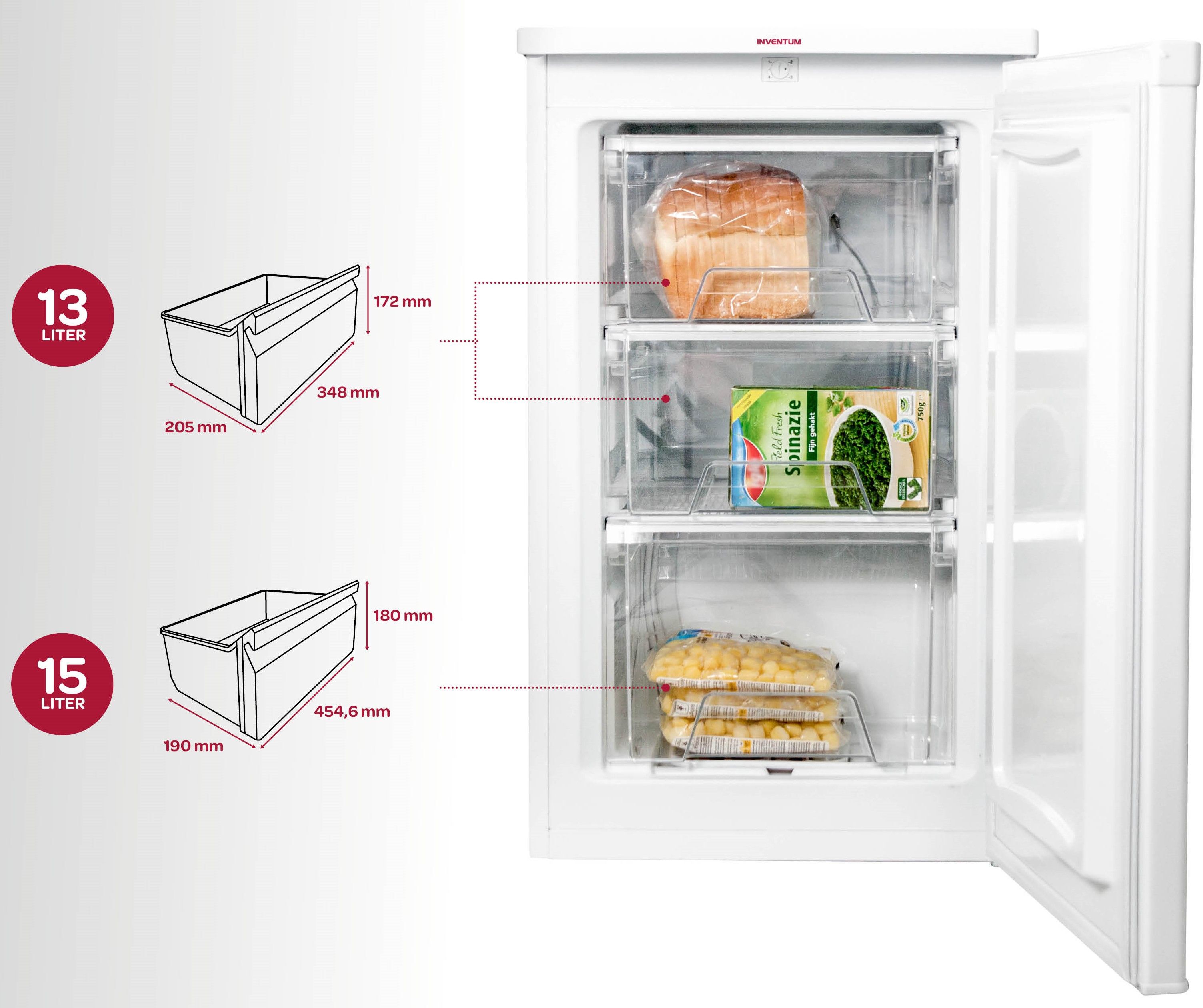 Inventum vriezer vrijstaand VR501 afbeelding 4