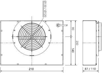 KAF CUBE400/150 KitchenAirFilter afbeelding 2