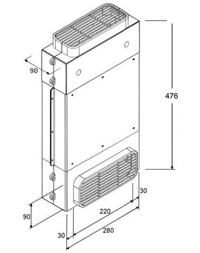 KAF L750/90X220 KitchenAirFilter afbeelding 2