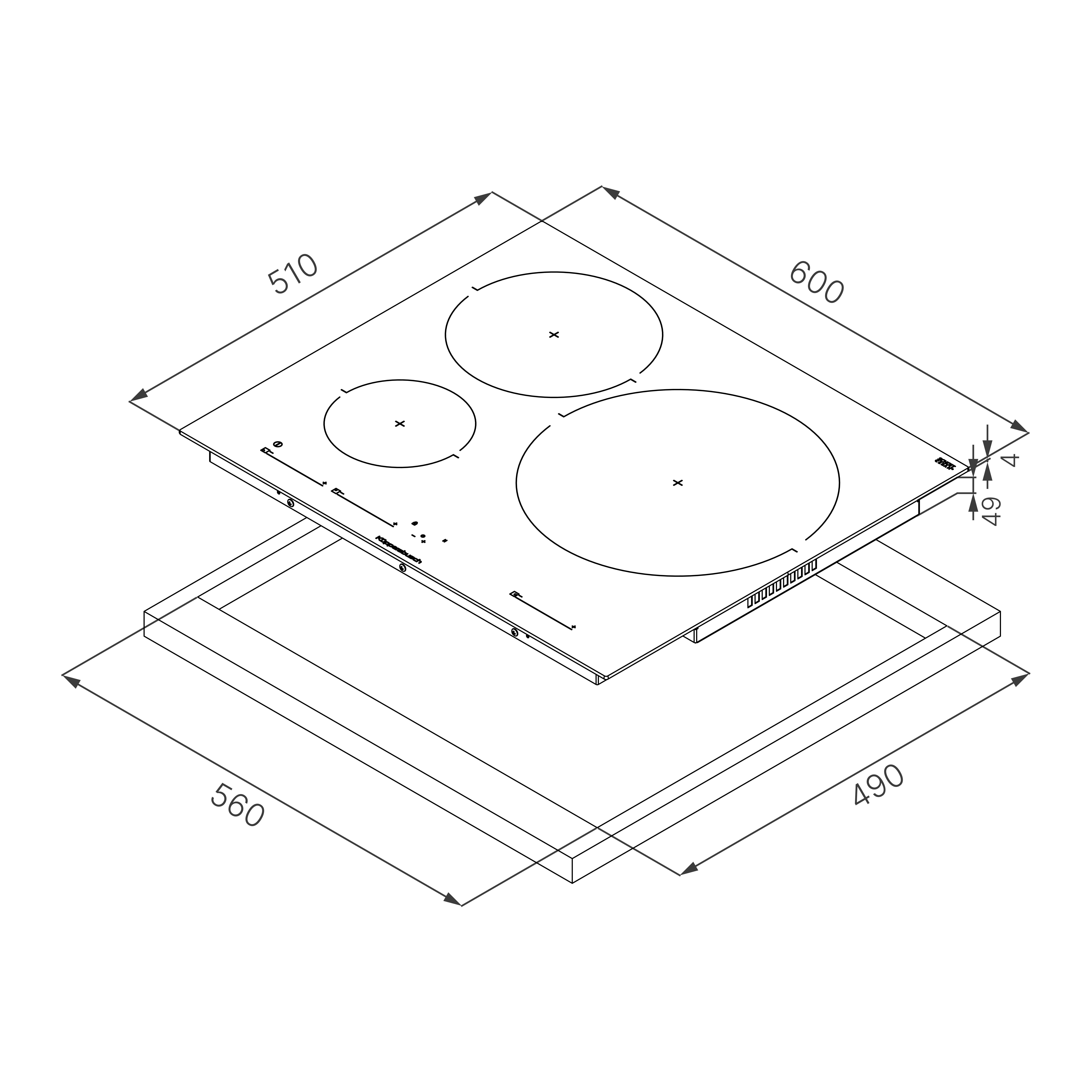 Kuppersbusch kookplaat inbouw KI6343.0SR afbeelding 4