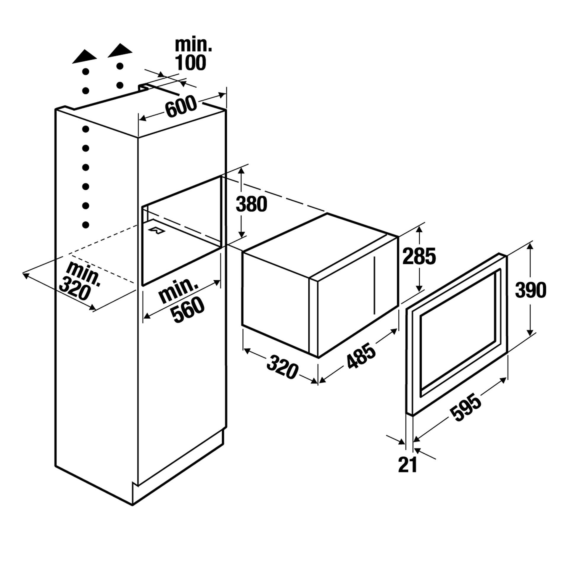 Kuppersbusch magnetron M6120.0W afbeelding 3