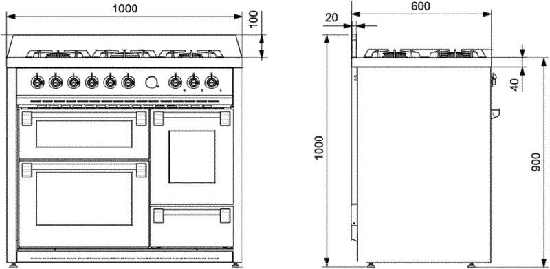 Lancelloti fornuis LCRC10FFF-5FISA afbeelding 3