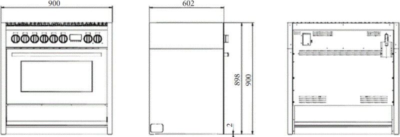 Lancelloti fornuis LMRC09F-5FIAN afbeelding 3