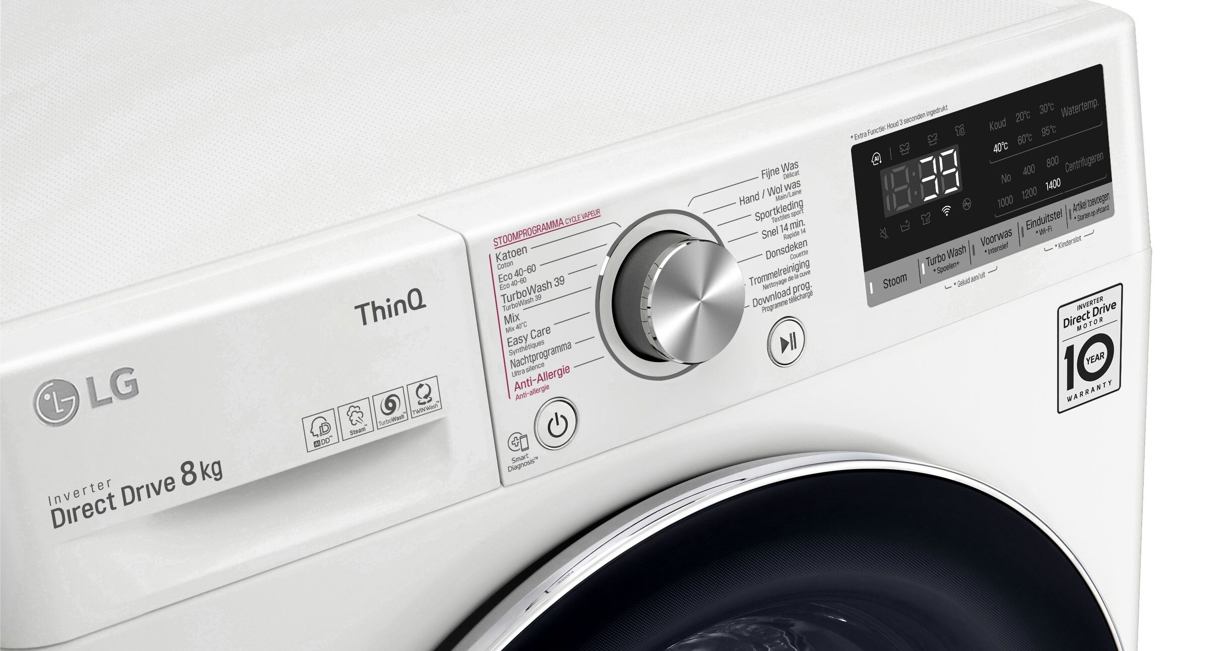 LG wasmachine GC3V708S2 afbeelding 3