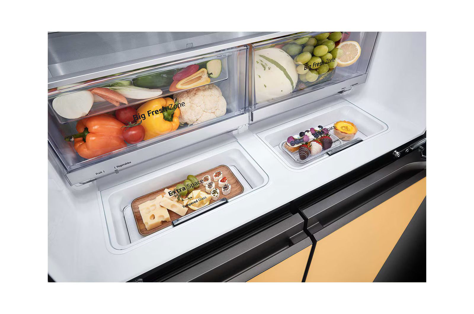 LG koelkast vrijstaand GMV960NNME afbeelding 4