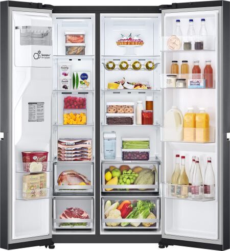 LG koelkast vrijstaand GSLV71MCLE afbeelding 4