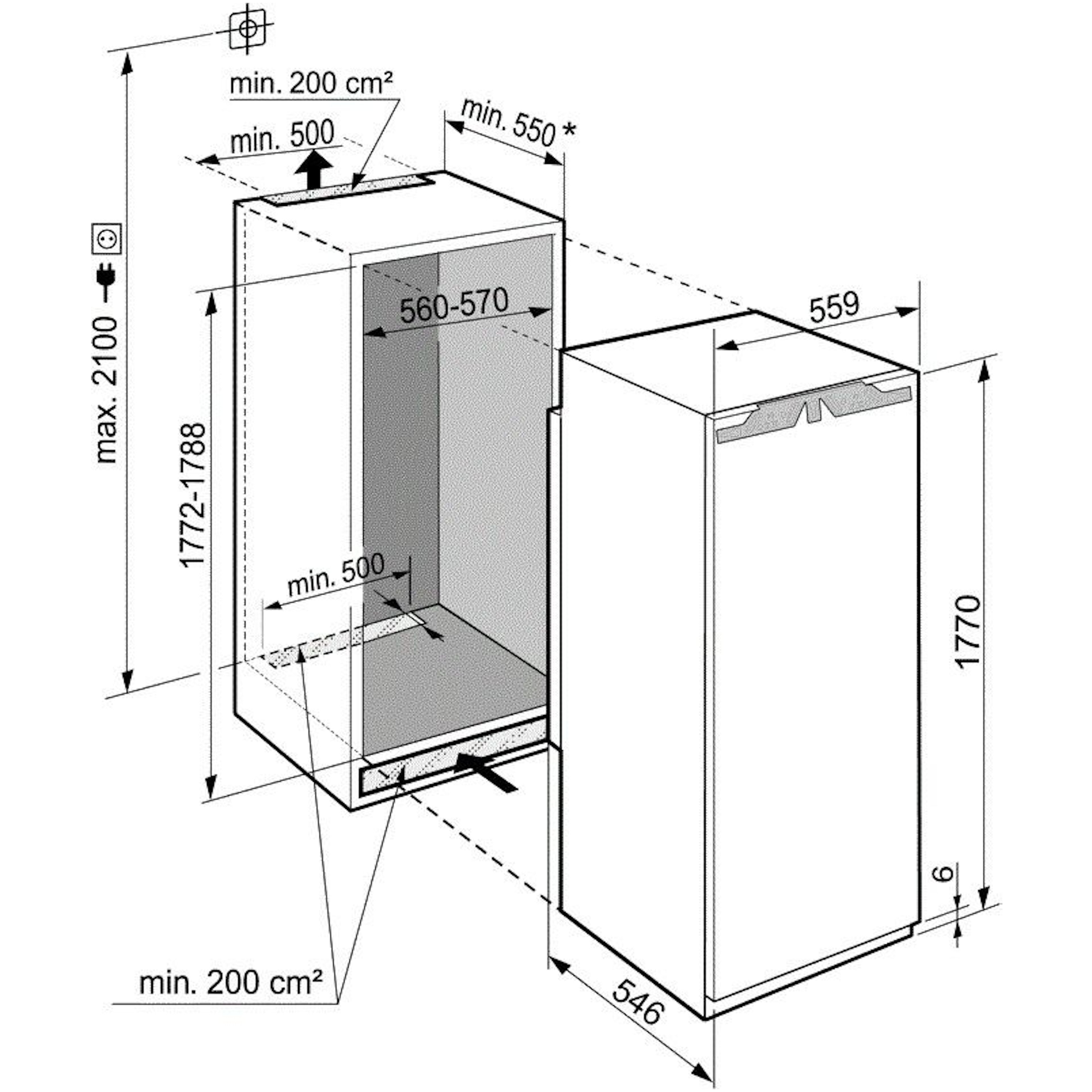 Liebherr koelkast inbouw IRBDI 5171-20 afbeelding 4