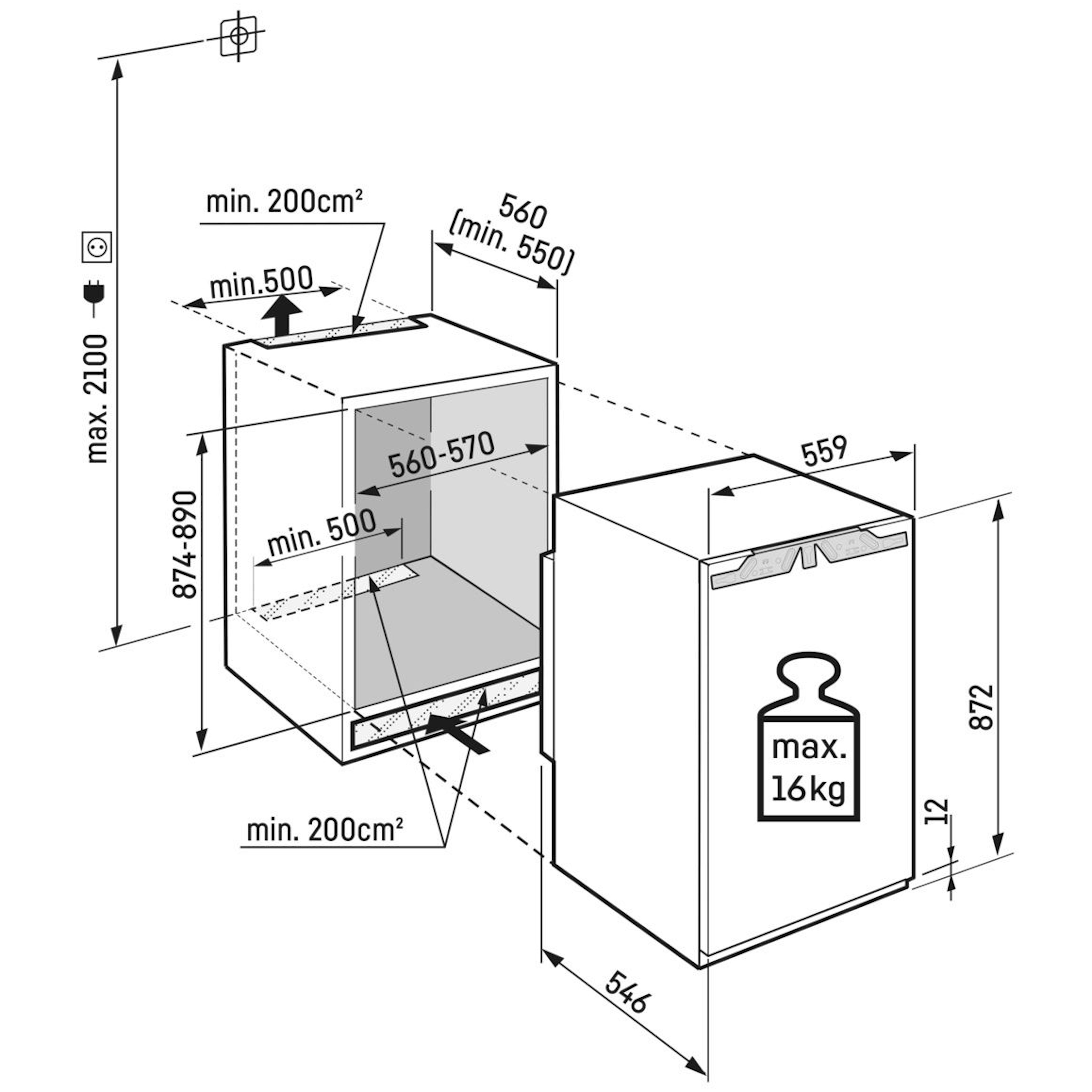 Liebherr IRD 3900-22 inbouw koelkast afbeelding 6