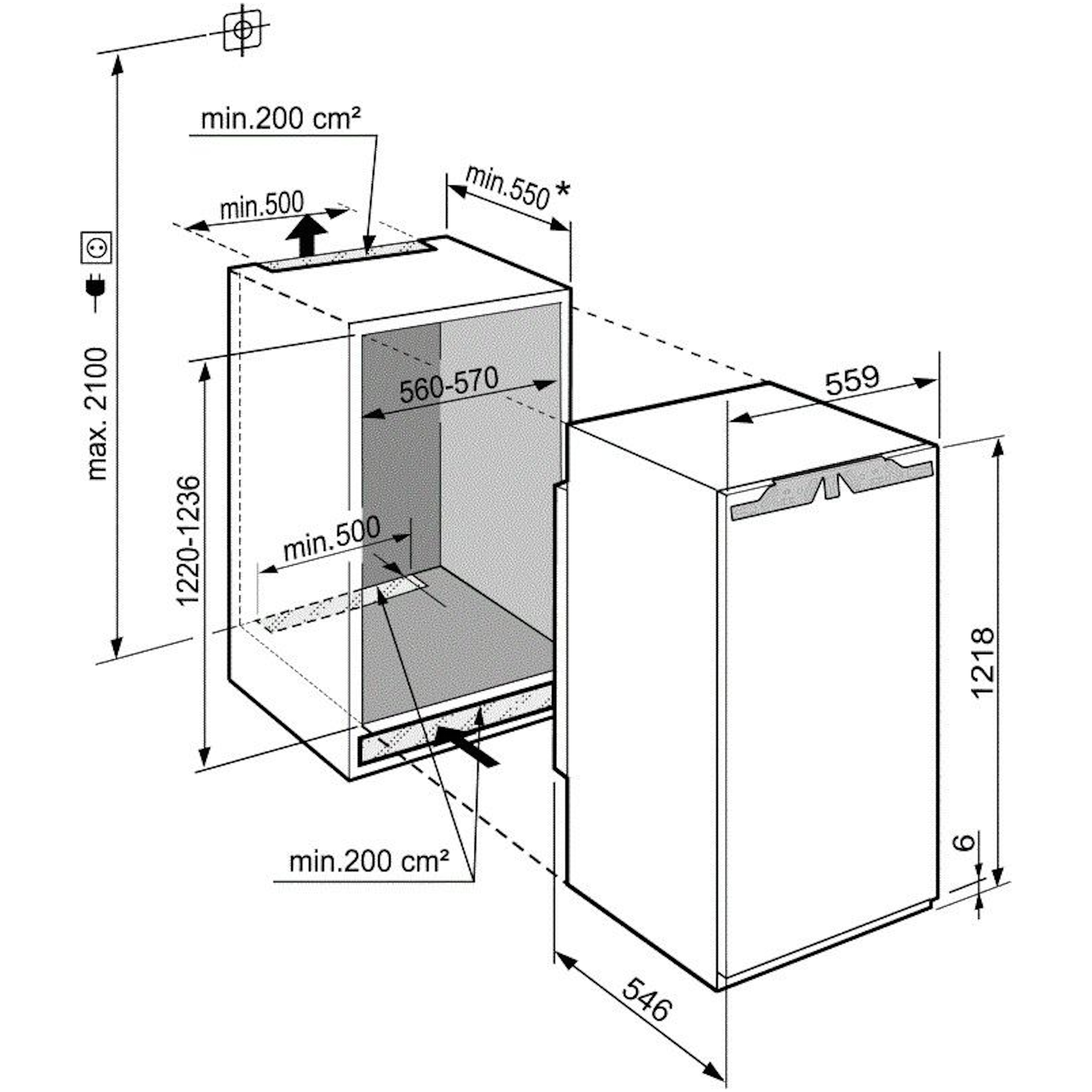 Liebherr koelkast inbouw IRE 4101-20 afbeelding 4