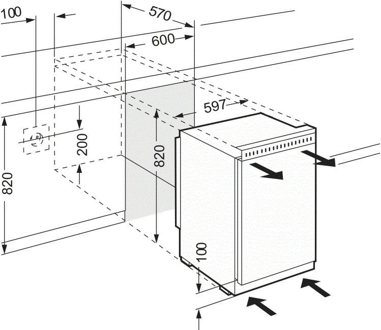 Liebherr UK 1524-24 inbouw koelkast afbeelding 5