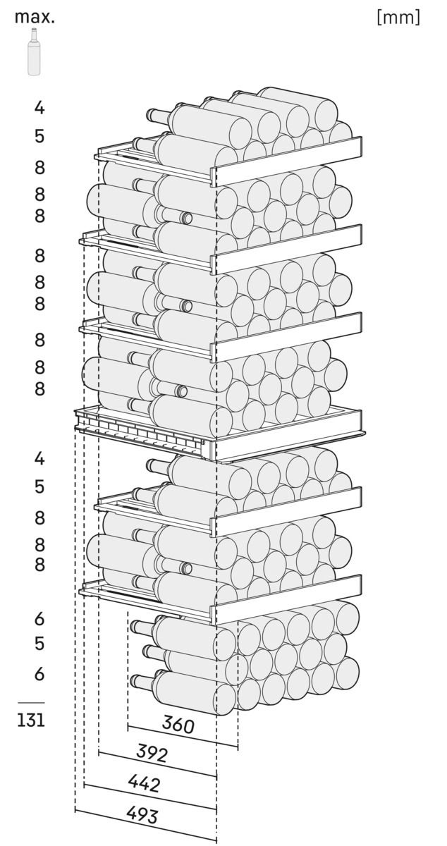 Liebherr WPBSI 5052-20 vrijstaand wijnkast afbeelding 5