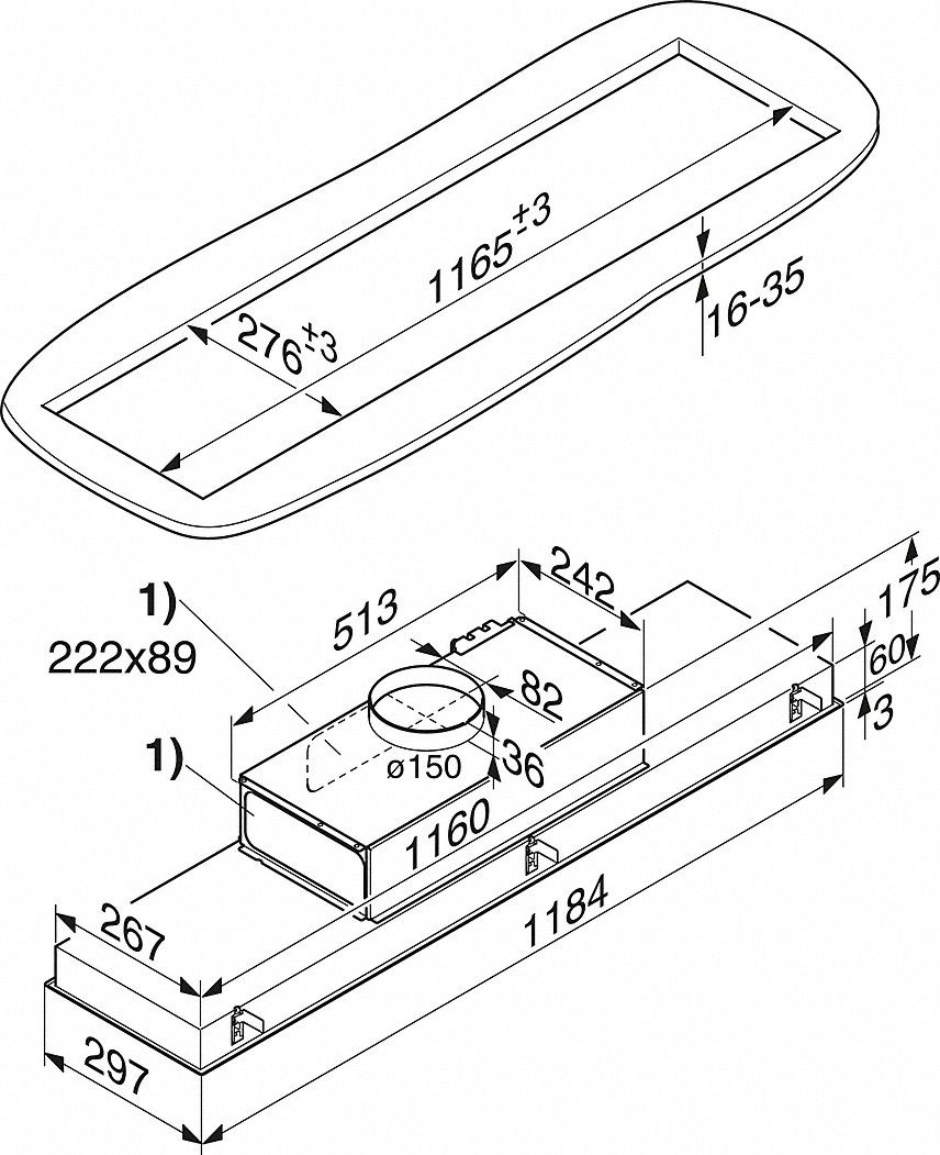 Miele afzuigkap DA2628 afbeelding 3
