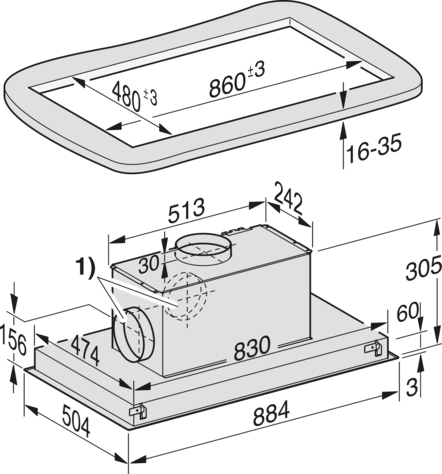 Miele afzuigkap  DA2808 afbeelding 4