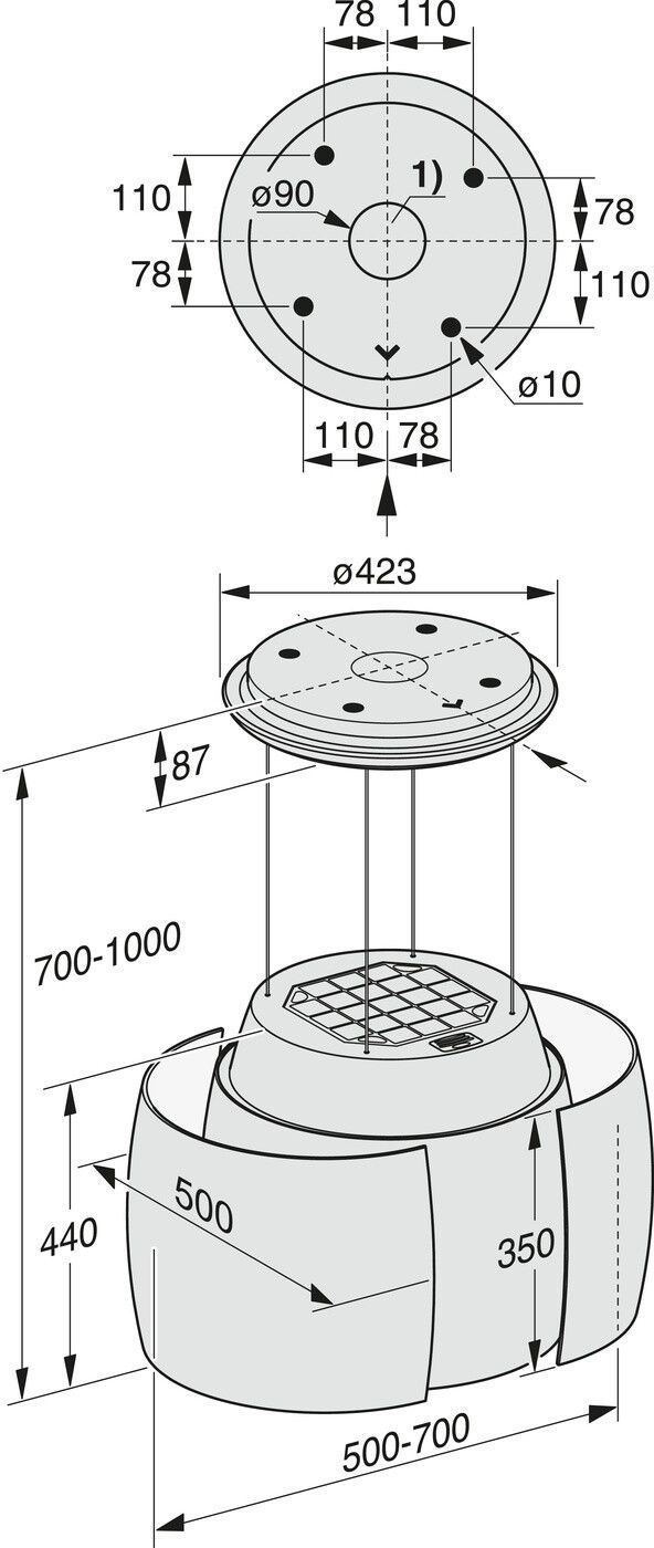 Miele DA7378D  afzuigkap afbeelding 6