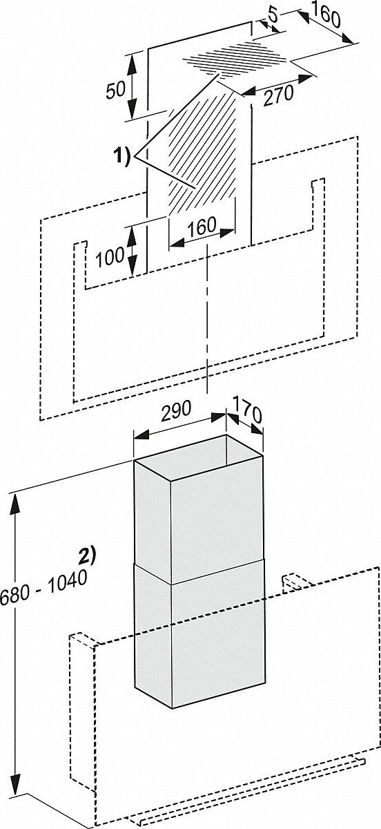 Miele DA9091WOBSW  afzuigkap afbeelding 5