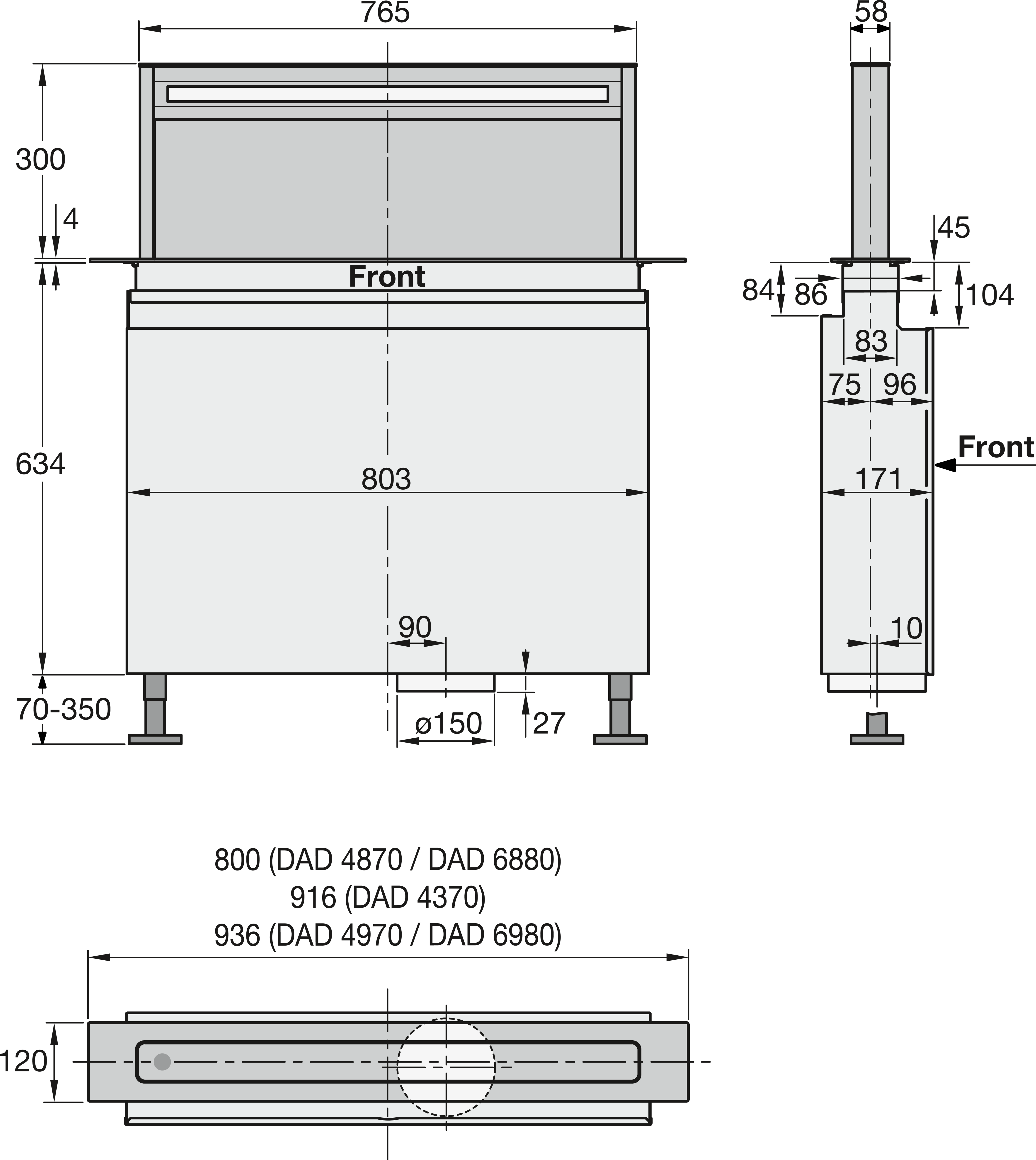 Miele afzuigkap  DAD6880OBSW afbeelding 4