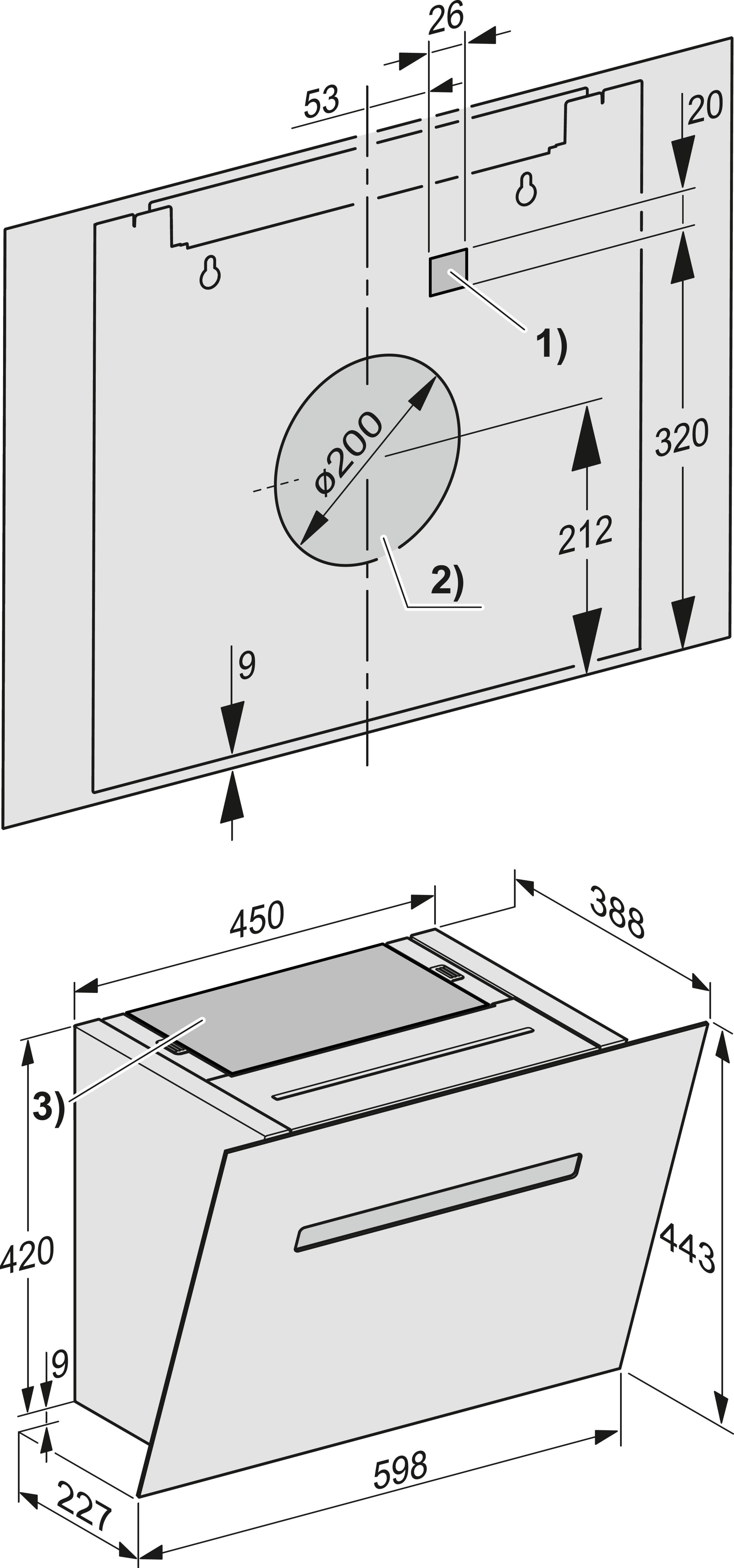 Miele afzuigkap  DAH1650OBSW afbeelding 4