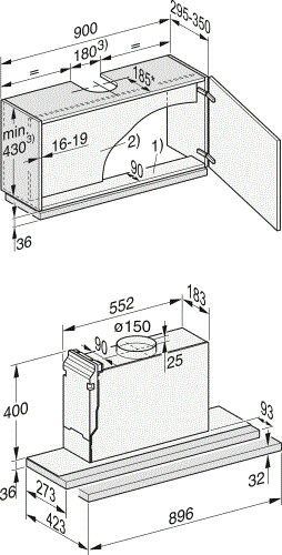 Miele DAS4920  afzuigkap afbeelding 5