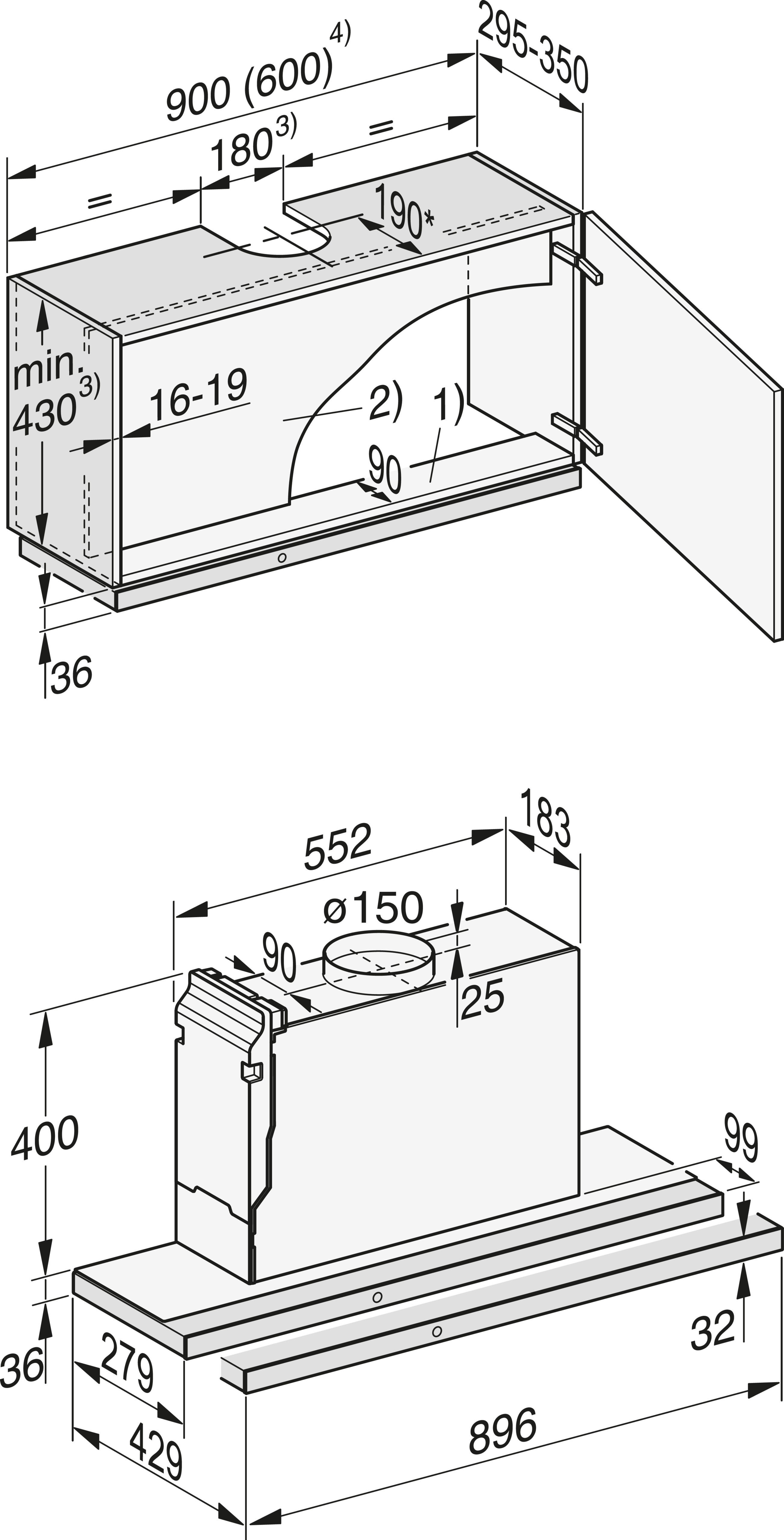 Miele afzuigkap  DAS4930OBSW afbeelding 4