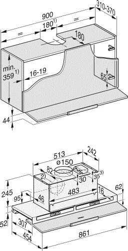 Miele DAS8930  afzuigkap afbeelding 5